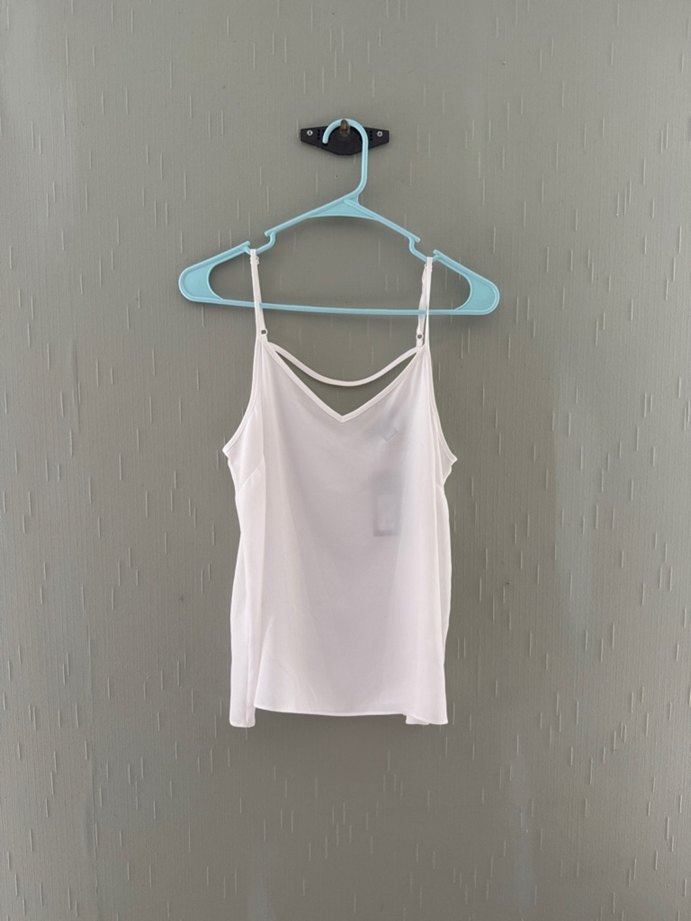 Primark White Double-Strap V-Neck Camisole